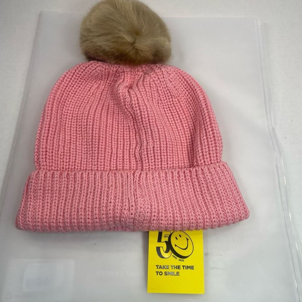 BNIP Love Your Melon Smiley Pom beanie toboggan - Picture 2 of 10